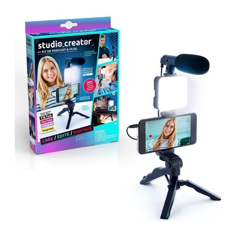 Kit de Vlogging - Studio Creator - INF 033 - Canal Toys Kit de Vlogging - Studio Creator - INF 033 - Canal Toys