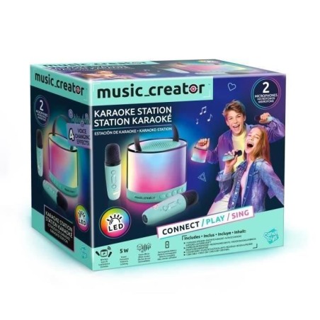 Canal Toys - Music Creator - Mini Station Karaoké - Enceinte lumineus