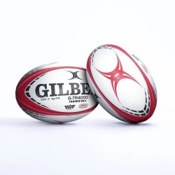 Ballon de rugby d'entrainement - GTR4000 - Rouge - GILBERT - T3