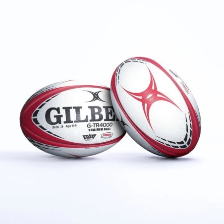 Ballon de rugby d'entrainement - GTR4000 - Rouge - GILBERT - T3