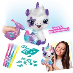 Canal Toys Peluche a personnaliser Licorne - Airbrush électrique avec
