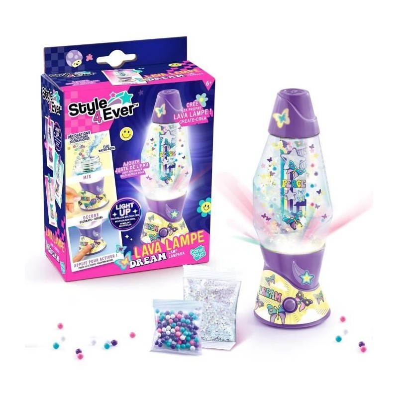 Mini Lava Lampe DIY - CANAL TOYS - STYLE 4 EVER - OFG 234 - Rose - Mul Mini Lava Lampe DIY - CANAL TOYS - STYLE 4 EVER - OFG 234 - Rose - Mul