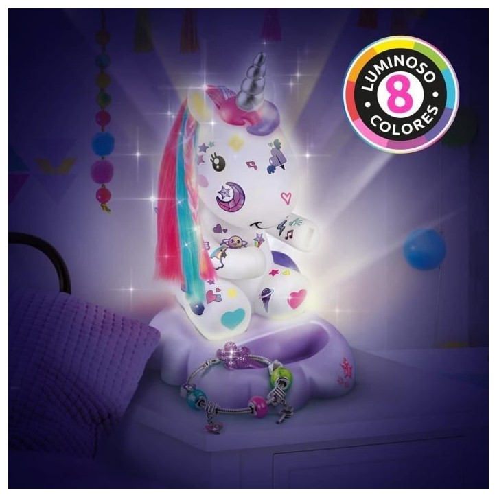 Canal Toys Lampe Licorne a Décorer Cosmique Edition Collector Canal Toys Lampe Licorne a Décorer Cosmique Edition Collector