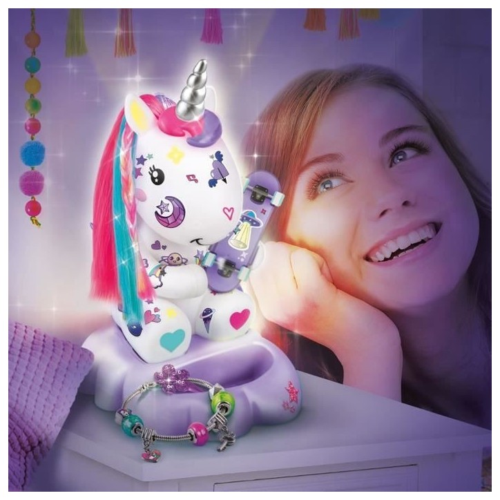 Canal Toys Lampe Licorne a Décorer Cosmique Edition Collector Canal Toys Lampe Licorne a Décorer Cosmique Edition Collector