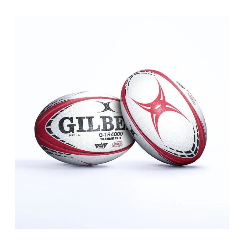 Ballon de rugby d'entrainement - GTR4000 - Rouge - GILBERT - T5 Ballon de rugby d'entrainement - GTR4000 - Rouge - GILBERT - T5