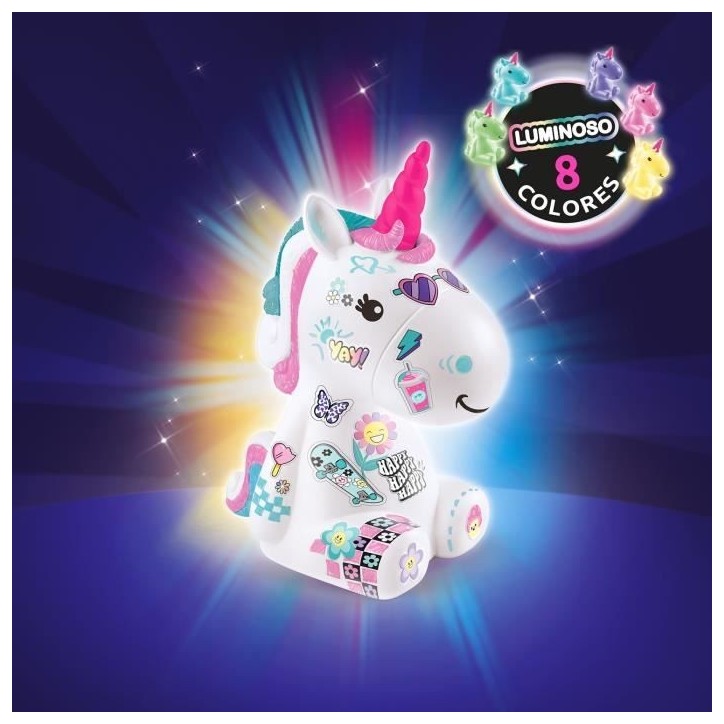 Canal Toys Style 4 Ever - Licorne Y2K DIY Lumineuse a décorer - Edition Collector - Loisirs Créatifs pour Enfant - OFG 293 Canal Toys Style 4 Ever - Licorne Y2K DIY Lumineuse a décorer - Edition Collector - Loisirs Créatifs pour Enfant - OFG 293