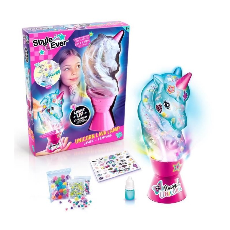 Canal Toys - Style For Ever - Lava Lampe Licorne - OFG 297 Canal Toys - Style For Ever - Lava Lampe Licorne - OFG 297