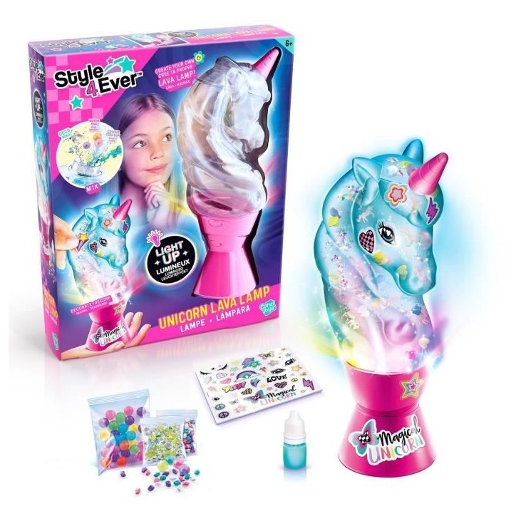 Canal Toys - Style For Ever - Lava Lampe Licorne - OFG 297 Canal Toys - Style For Ever - Lava Lampe Licorne - OFG 297