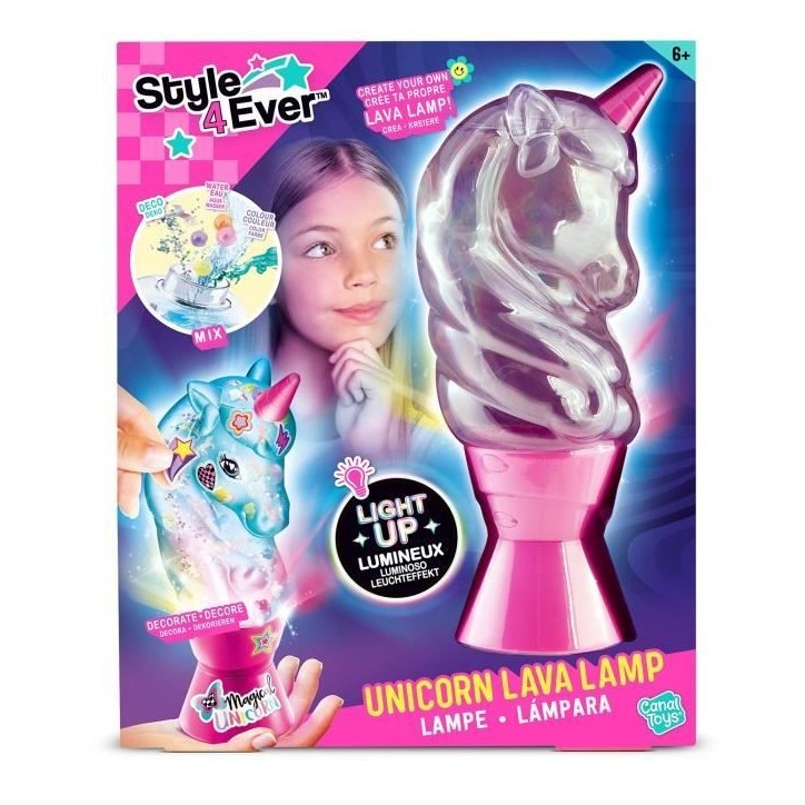 Canal Toys - Style For Ever - Lava Lampe Licorne - OFG 297 Canal Toys - Style For Ever - Lava Lampe Licorne - OFG 297