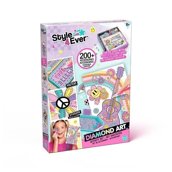Canal Toys - STYLE 4 EVER - Kit de Diamant'art - Compatible avec le Diamond Art LED case - OFG 321 Canal Toys - STYLE 4 EVER - Kit de Diamant'art - Compatible avec le Diamond Art LED case - OFG 321