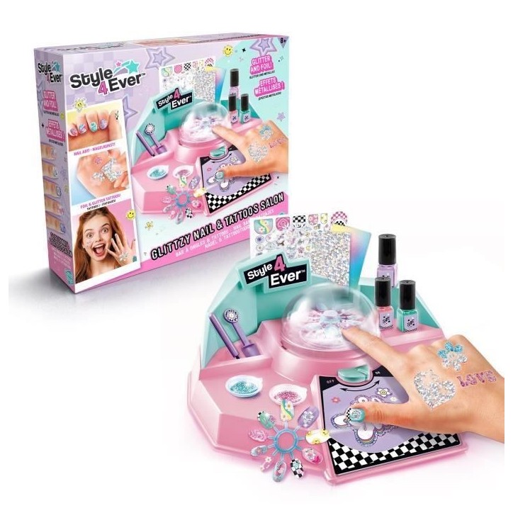 Canal Toys - Style 4 Ever - Glittzy Bar a Ongles et Tatouages - OFG 345 Canal Toys - Style 4 Ever - Glittzy Bar a Ongles et Tatouages - OFG 345