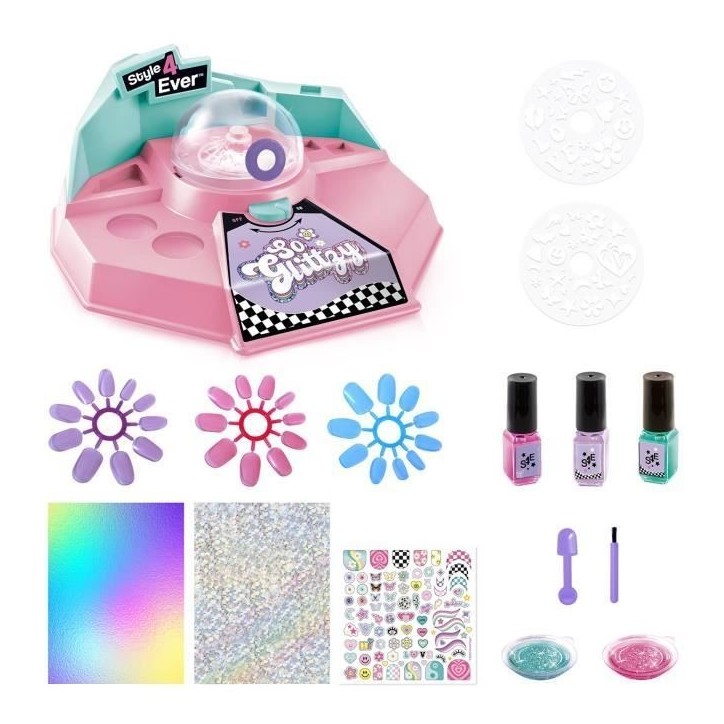 Canal Toys - Style 4 Ever - Glittzy Bar a Ongles et Tatouages - OFG 345 Canal Toys - Style 4 Ever - Glittzy Bar a Ongles et Tatouages - OFG 345