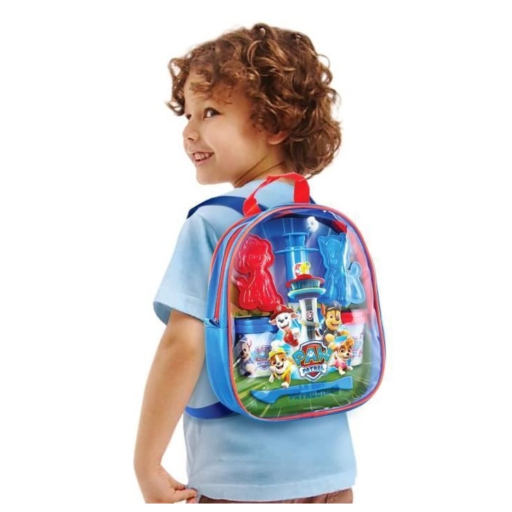 Sac a dos Pat Patrouille garni de pâte a modeler et accessoires - Loisirs Créatifs - Canal Toys
