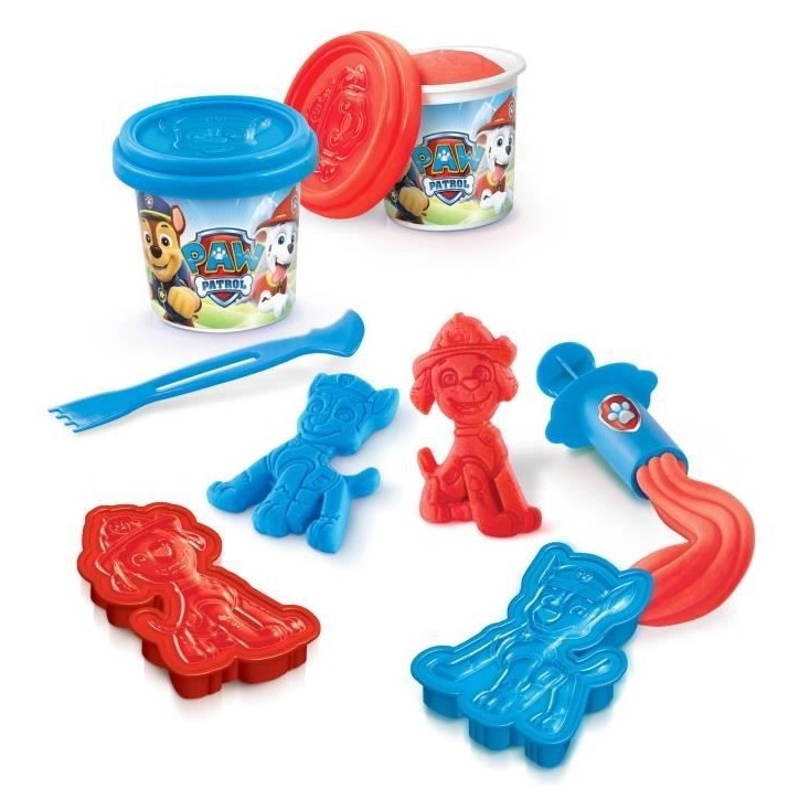 Sac a dos Pat Patrouille garni de pâte a modeler et accessoires - Loisirs Créatifs - Canal Toys