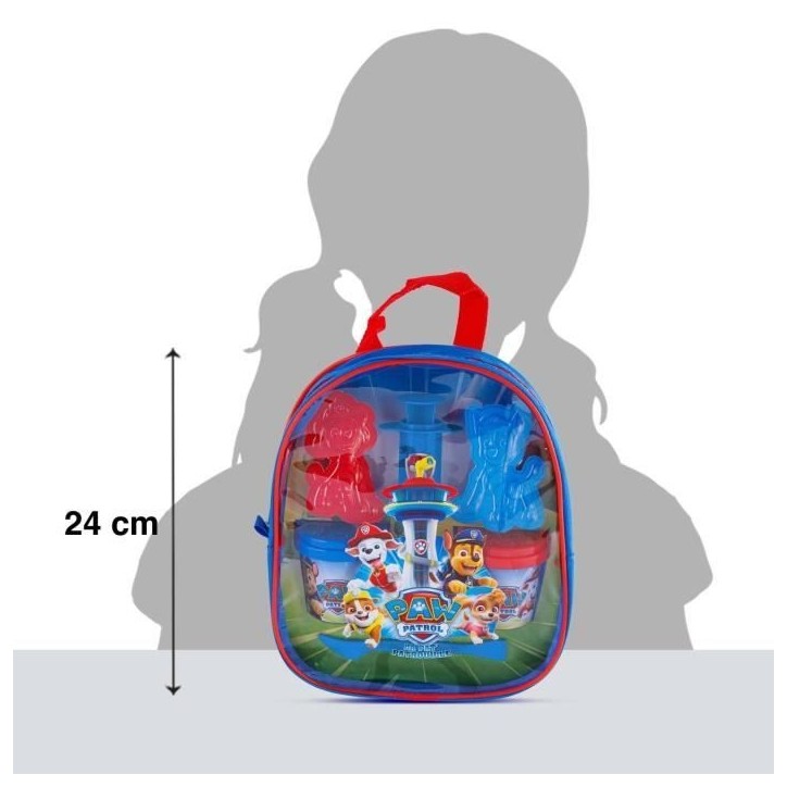Sac a dos Pat Patrouille garni de pâte a modeler et accessoires - Loisirs Créatifs - Canal Toys