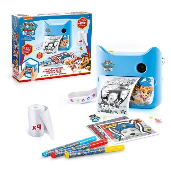 Appareil Photo Instantané Pat'Patrouille - Canal Toys - PPC 037 - Imprime plus de 250 photos Appareil Photo Instantané Pat'Patrouille - Canal Toys - PPC 037 - Imprime plus de 250 photos