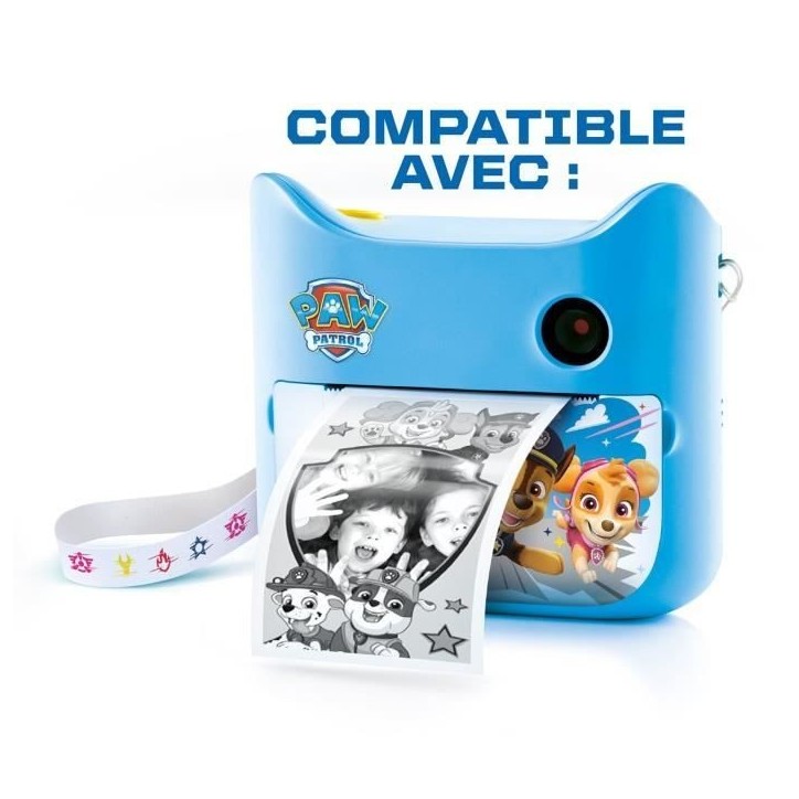 Canal Toys - Recharge Appareil Photo Instantané Pat'Patrouille - photo, selfie, vidéo Canal Toys - Recharge Appareil Photo Instantané Pat'Patrouille - photo, selfie, vidéo