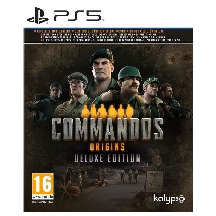 Commandos : Origins deluxe édition - Jeu PS5