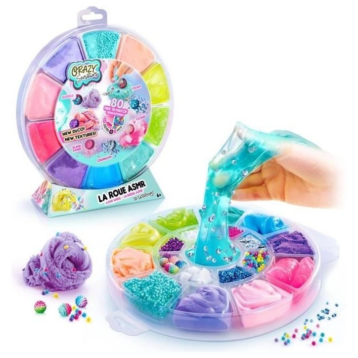 Plateau de Textures Satisfaisantes ASMR - Canal Toys - Crazy Sensations - Slime pour Enfant Plateau de Textures Satisfaisantes ASMR - Canal Toys - Crazy Sensations - Slime pour Enfant