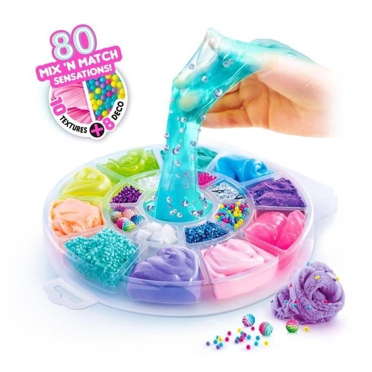 Plateau de Textures Satisfaisantes ASMR - Canal Toys - Crazy Sensations - Slime pour Enfant Plateau de Textures Satisfaisantes ASMR - Canal Toys - Crazy Sensations - Slime pour Enfant
