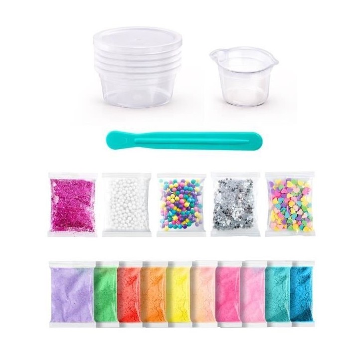CANAL TOYS - Slime - Mix'in Kit - Pack 10 Slimes pour Enfant de 6 ans et plus - Multicolore CANAL TOYS - Slime - Mix'in Kit - Pack 10 Slimes pour Enfant de 6 ans et plus - Multicolore