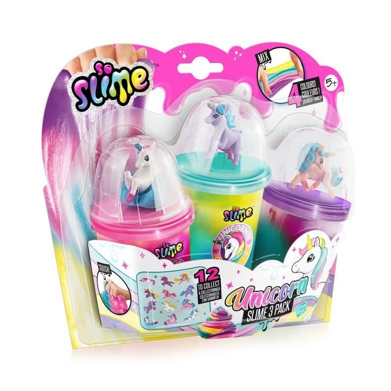 Canal Toys - So Slime - Collectible 3 pack Licorne - SSC 269 - Canal T