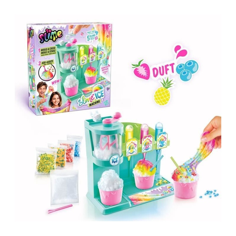 Canal Toys - SO SLIME DIY - Slime Ice Machine- Avec 1 machine, 3 color Canal Toys - SO SLIME DIY - Slime Ice Machine- Avec 1 machine, 3 color