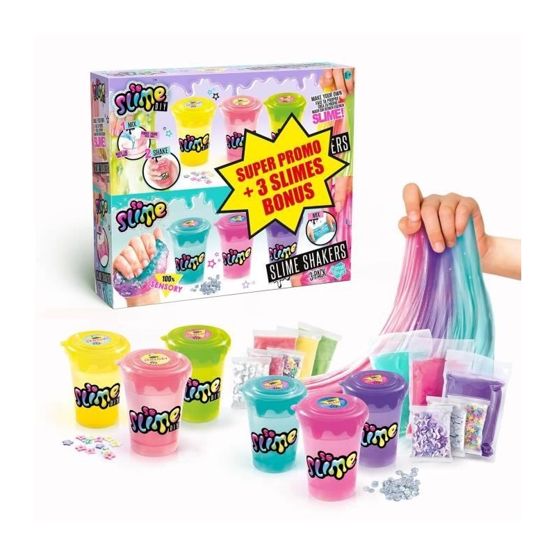 Canal Toys - Slime shakers 3 + 3 bonus Canal Toys - Slime shakers 3 + 3 bonus