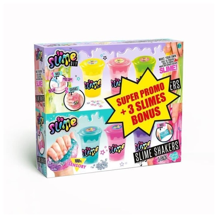 Canal Toys - Slime shakers 3 + 3 bonus Canal Toys - Slime shakers 3 + 3 bonus