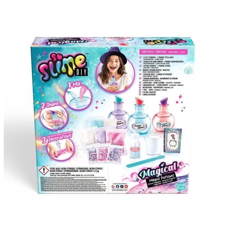 Canal Toys - So Slime Magical - Mon Coffret Potions Magiques - SSC 372 Canal Toys - So Slime Magical - Mon Coffret Potions Magiques - SSC 372