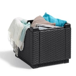 Table-pouf de jardin Keter - ALLIBERT by KETER - Cube avec coussin - G