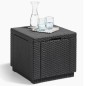 Keter Pouf de rangement Cube Graphite 213816 422801