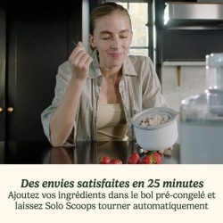 Sorbetiere CUISINART - ICEM10E - 12 W - 475 ml - Blanc