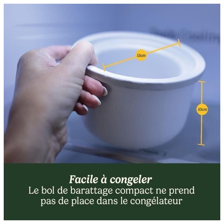 Sorbetiere CUISINART - ICEM10E - 12 W - 475 ml - Blanc Sorbetiere CUISINART - ICEM10E - 12 W - 475 ml - Blanc