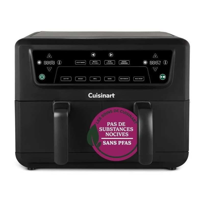 Friteuse sans huile CUISINART - Airfryer AFD10OBLE - Capacité 10,4L - Friteuse sans huile CUISINART - Airfryer AFD10OBLE - Capacité 10,4L -
