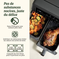 Friteuse sans huile CUISINART - Airfryer AFD10OBLE - Capacité 10,4L -