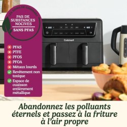 Friteuse sans huile CUISINART - Airfryer AFD10OBLE - Capacité 10,4L -