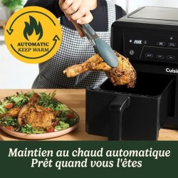 Friteuse sans huile CUISINART - Airfryer AFD10OBLE - Capacité 10,4L -