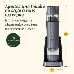 Saliere / Poivriere - CUISINART - SG6BE - 20 min - Automatique - Recha