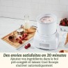 Sorbetiere CUISINART - ICE21E - Capacité 1,4L - Préparation rapide e