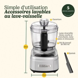 Hachoir électrique - CUISINART - ECH4E Mini Prep Pro - 250 W - 900 ml