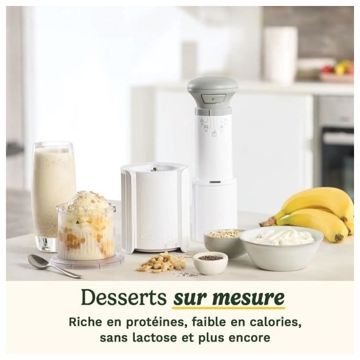 Machine a glace CUISINART - ICEFD10E - Capacité 3 x 240ml - 250W Machine a glace CUISINART - ICEFD10E - Capacité 3 x 240ml - 250W