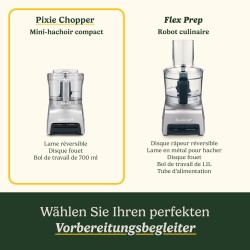 Hachoir électrique - CUISINART - CCH32E Pixie Chopper - 250 W - 0,7 L