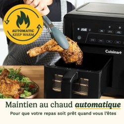 Friteuse sans huile CUISINART - Airfryer AFD10XBLE - Capacité 10,4L -
