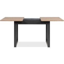 Table extensible Denver 80B - 120-160 x 75 x 80 cm - Décor chene arti