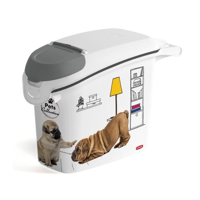 Curver PetLife boîte a croquettes pour chiens 6 kg 23 x 50 x 36 cm Curver PetLife boîte a croquettes pour chiens 6 kg 23 x 50 x 36 cm