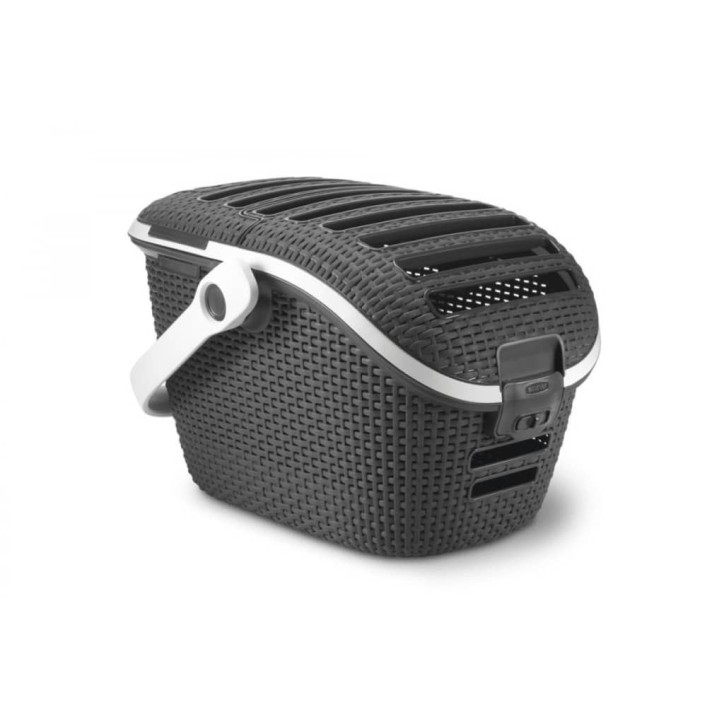 Curver Panier de transport animaux de compagnie 51x38x33 cm Anthracite Curver Panier de transport animaux de compagnie 51x38x33 cm Anthracite