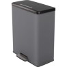 Poubelle Rectangle - DECO BIN - CURVER - 65L - Grande capacité - 49 x