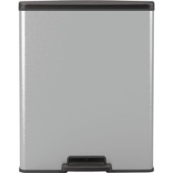 Poubelle Rectangle - DECO BIN - CURVER - 65L - Design moderne - 49 x 2