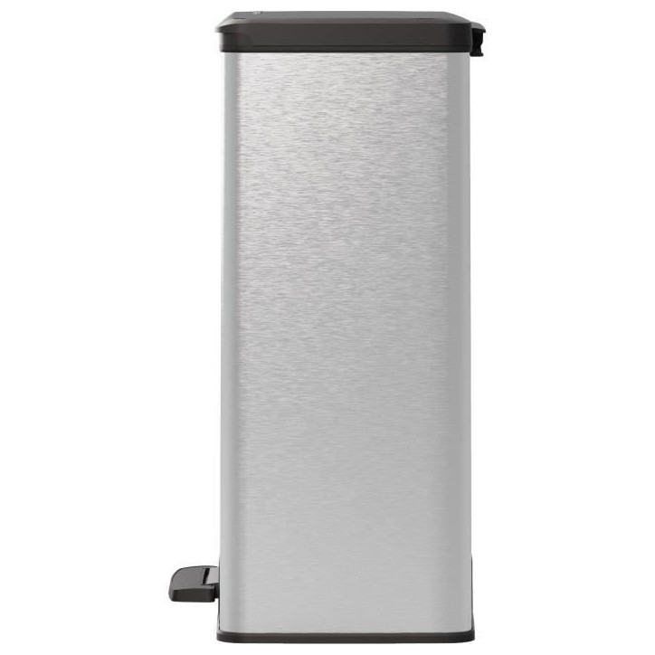 Poubelle Rectangle - DECO BIN - CURVER - 65L - Design moderne - 49 x 29 x 61 cm - Gris métallisé Poubelle Rectangle - DECO BIN - CURVER - 65L - Design moderne - 49 x 29 x 61 cm - Gris métallisé